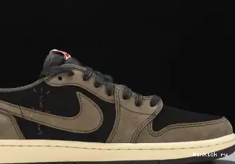 AIR 1 LOW SCOTT JORDAN MOCHA DARK TRAVIS 0617